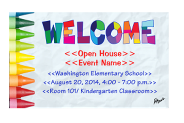 Picture of Open House Banner 5' x 3'