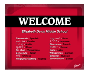 Picture of Multi Language Welcome Poster 24" x 20"