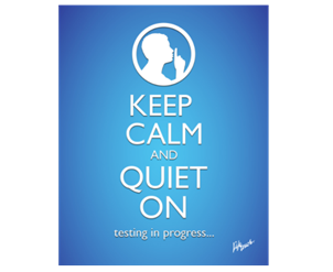 Picture of Keep Calm Testing Poster 8" x 10"
