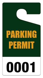 Picture of Parking Permit 3" x 5.625" With Numbering