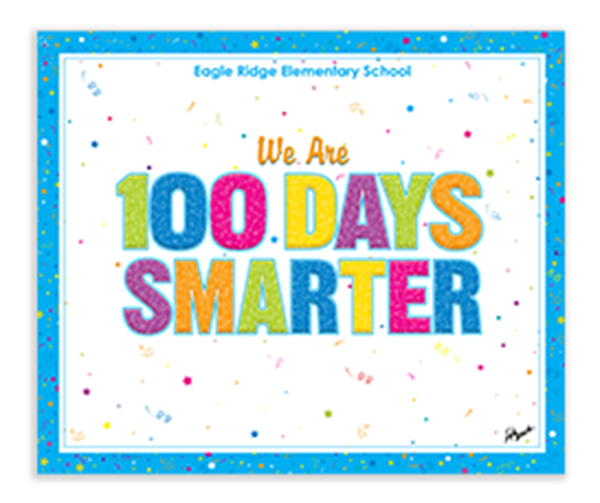 Picture of 100 Days of School Poster 24" x 20"