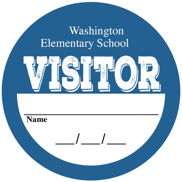 Picture of Classic Visitor Sticker 3" Circle