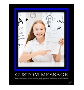 Picture of Custom Inspiration Polystyrene Poster 16" x 20"