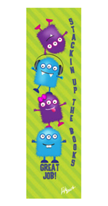 Picture of Fuzzy Monsters Stacked Bookmark 2.25" x 8.25"