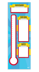 Picture of Goal Tracker 2 Polystyrene Poster 10" x 30"