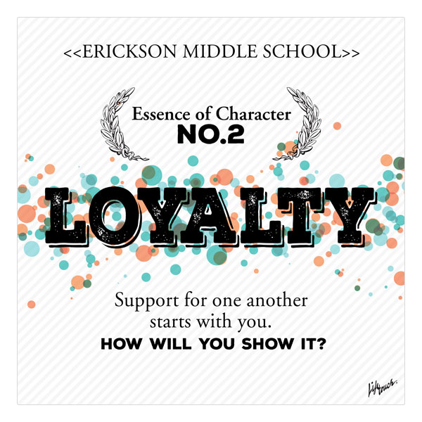 Picture of Essence of Character Loyalty Poster 20" x 20"