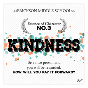 Picture of Essence of Character Kindness Poster 20" x 20"