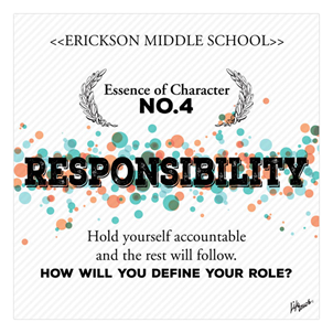 Picture of Essence of Character Responsibility Poster 20" x 20"