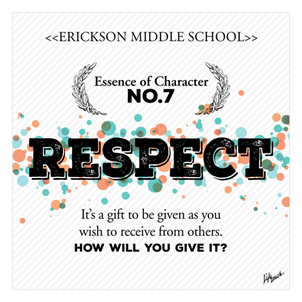 Picture of Essence of Character Respect Poster 20" x 20"