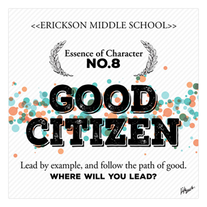 Picture of Essence of Character Good Citizen Poster 20" x 20"