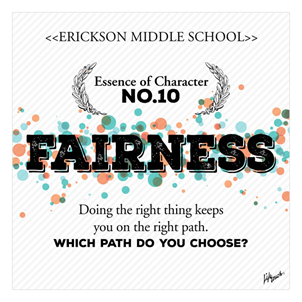 Picture of Essence of Character Fairness Poster 20" x 20"