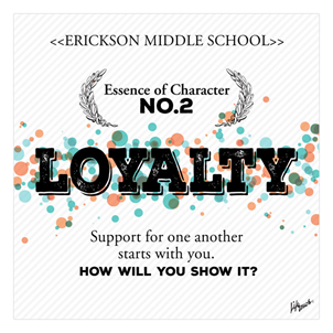Picture of Loyalty Essence of Character Foam Board Poster 20" x 20"