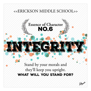 Picture of Integrity Essence of Character Foam Board Poster 20" x 20"