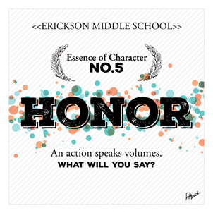 Picture of Honor Essence of Character Polystyrene Poster 20" x 20"