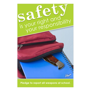Picture of Report Weapons Polystyrene Poster  12" x 18"