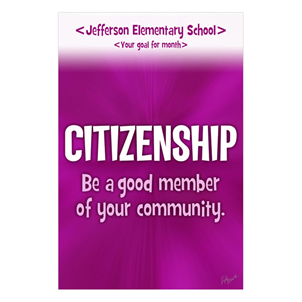 Picture of Character Matters Citizenship Poster 12" x 18"