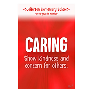 Picture of Character Matters Caring Poster 12" x 18"