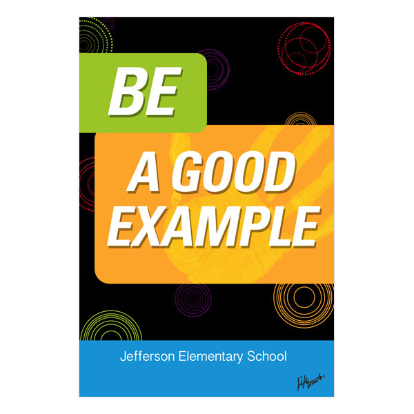 Picture of Be a Good Example Hall Poster 12" x 18"