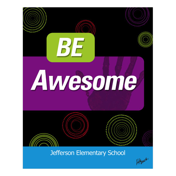 Picture of Be Awesome Poster 8" x 10"