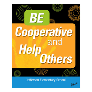 Picture of Be Cooperative Polystyrene Poster 8" x 10"