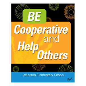 Picture of Be Cooperative Polystyrene Poster 16" x 20"