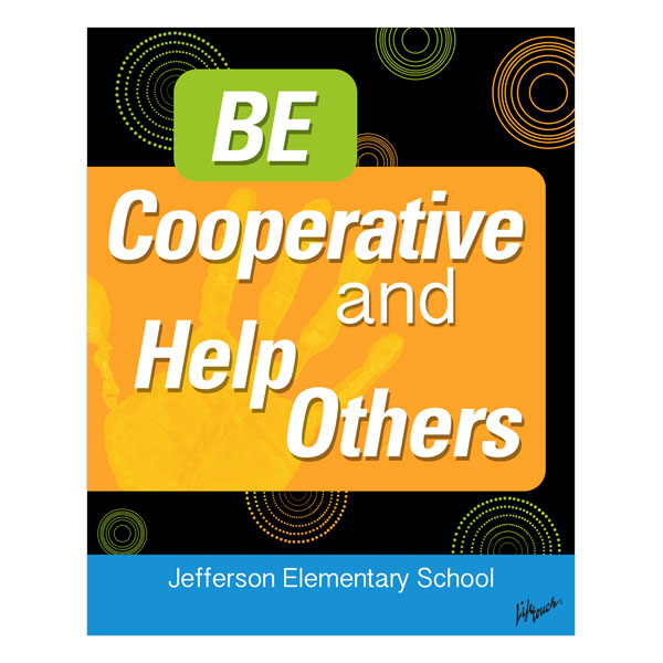 Picture of Be Cooperative Polystyrene Poster 16" x 20"