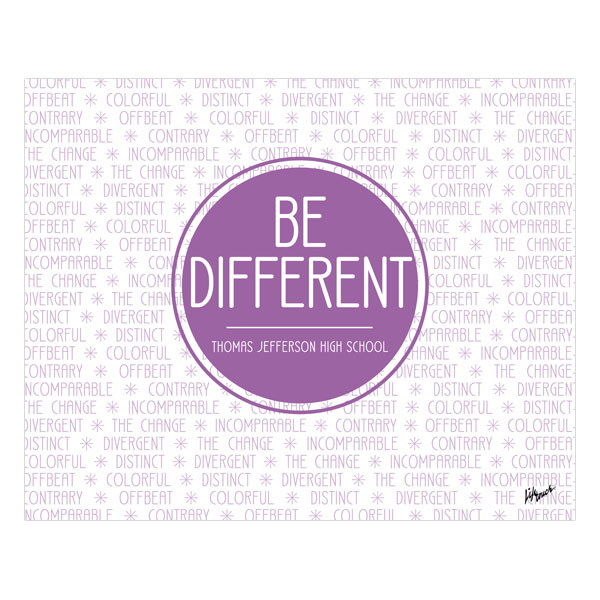 Picture of Be Different Poster 20" x 16"