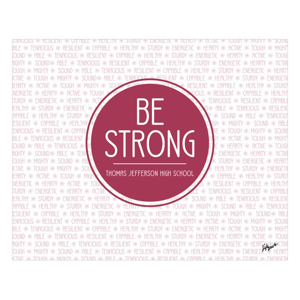 Picture of Be Strong Poster 20" x 16"