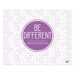 Picture of Be Different Foam Board Poster 20" x 16"