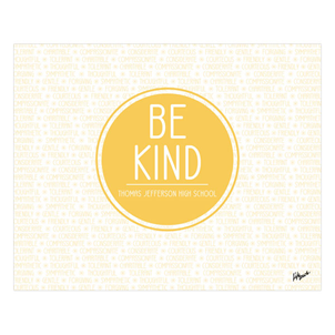 Picture of Be Kind Foam Board Poster 20" x 16"