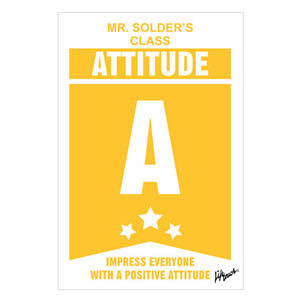 Picture of Attitude Poster 12" x 18"