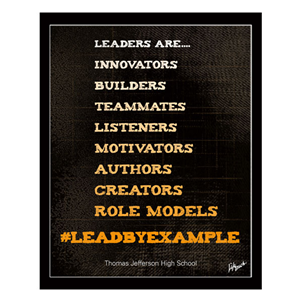 Picture of Lead by Example Poster 16" x 20"