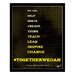 Picture of Together We Can Polystyrene Poster 16" x 20"