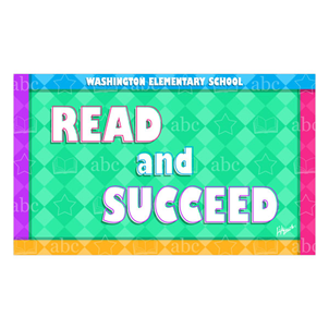 Picture of Read and Succeed Banner 5' x 3'