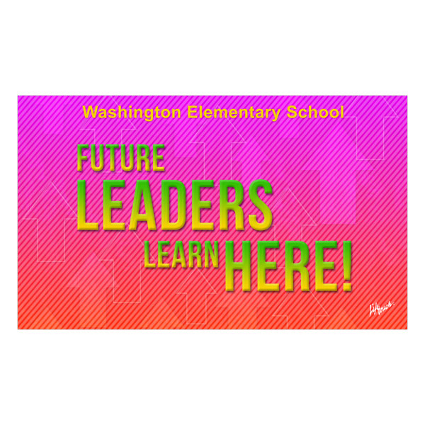 Picture of Future Leaders Signature Banner 5' x 3'