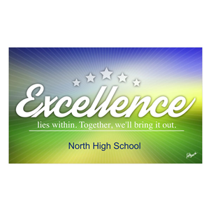 Picture of Excellence Banner 5' x 3'