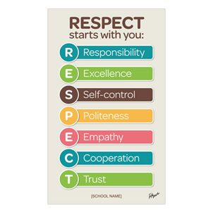 Picture of Respect Banner 3' x 5'