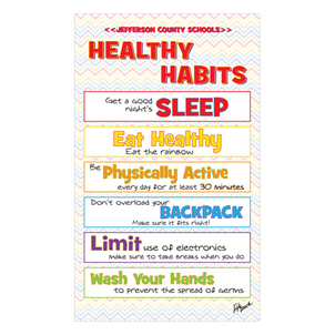 Picture of Healthy Habits Banner 3' x 5'
