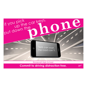 Picture of Phone Safety Banner 8' x 5'