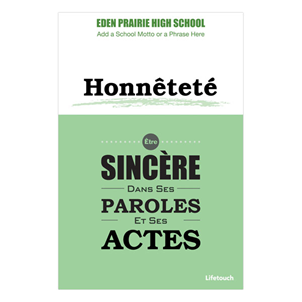 Picture of Honesty Character Poster 12" x 18" French