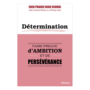 Picture of Determination Character Poster 12" x 18" French