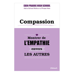 Picture of Compassion Character Poster 12" x 18" French