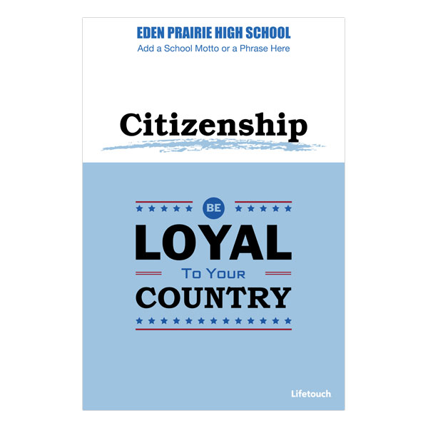Picture of Citizenship Character Poster 12" x 18" English