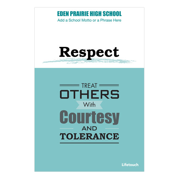 Picture of Respect Foam Board Poster 12" x 18" English