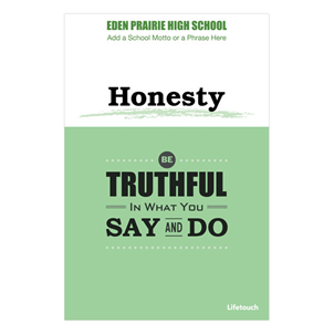 Picture of Honesty Foam Board Poster 12" x 18" English