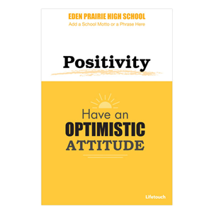 Picture of Positivity Foam Board Poster 12" x 18" English