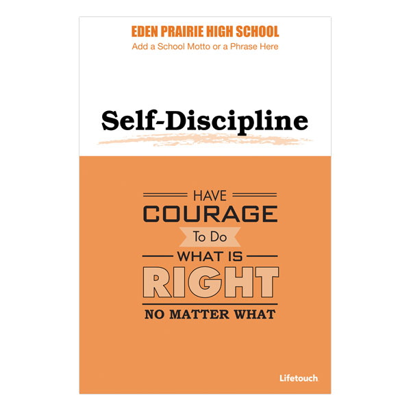 Picture of Self-Discipline Polystyrene Poster 12" x 18" English