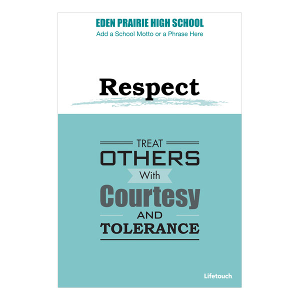 Picture of Respect Polystyrene Poster 12" x 18" English