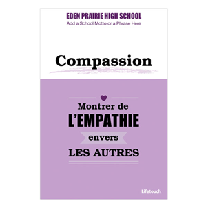 Picture of Compassion Foam Board Poster 12" x 18" French