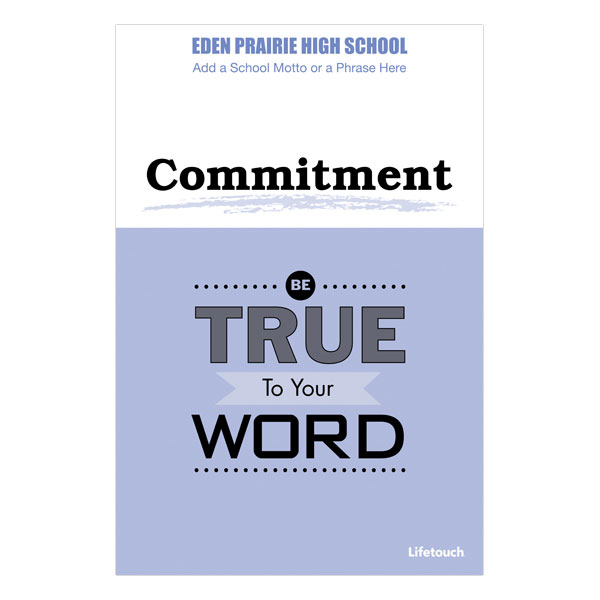 Picture of Commitment Polystyrene Poster 12" x 18" English